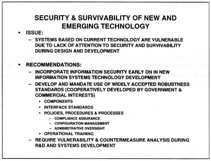 Security & survivability (47K)